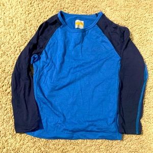 Icebreaker merino wool baselayer long sleeve top: size 5-6